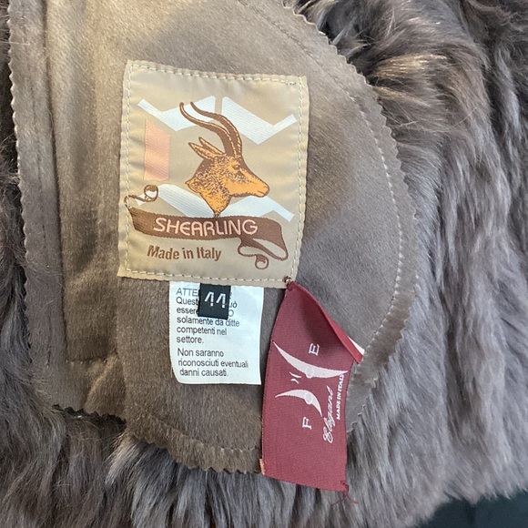 FUR COAT- Genuine leather and Shearling fur coat from Italy - Picture 13 of 15